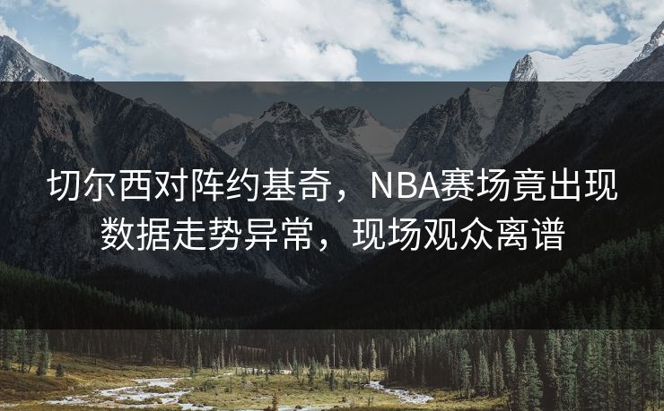 切尔西对阵约基奇，NBA赛场竟出现数据走势异常，现场观众离谱